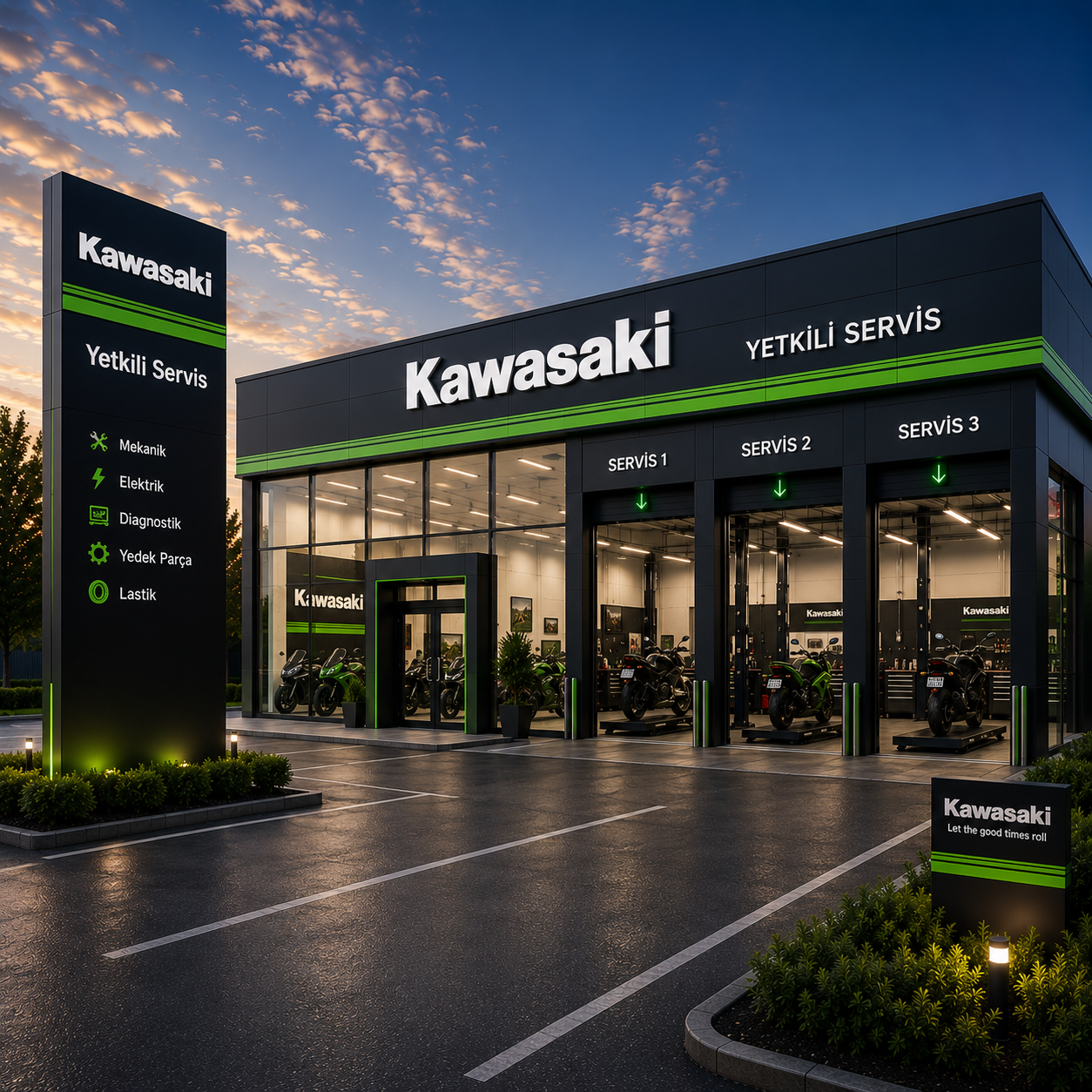 Ege Motorland servis görseli