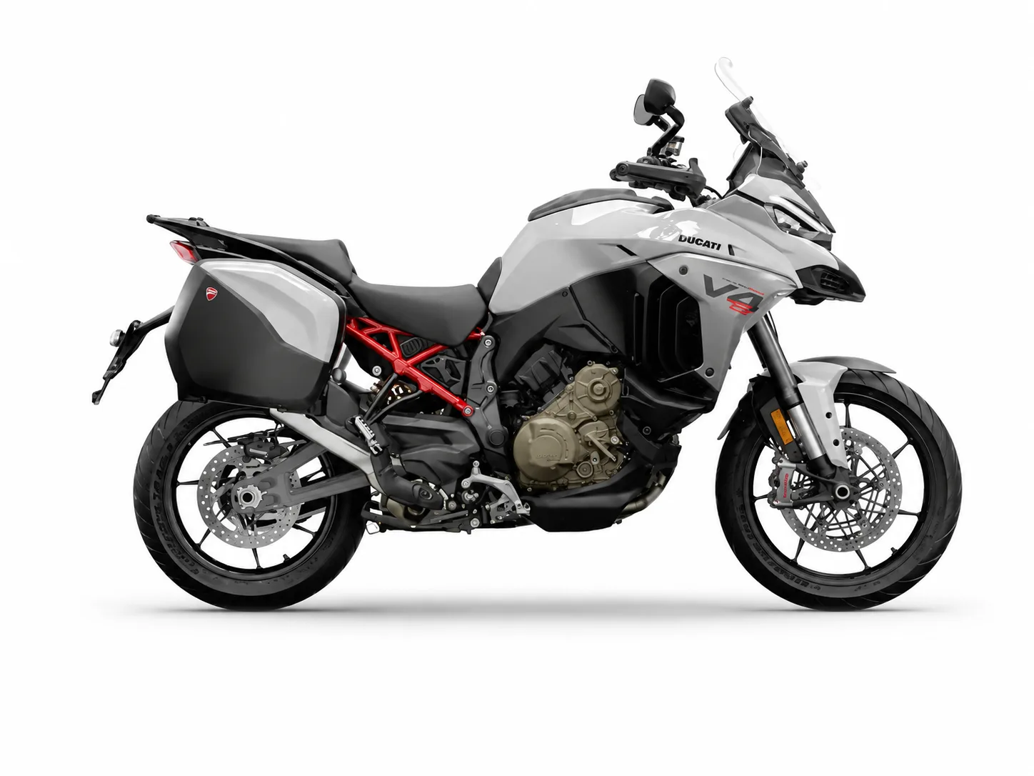 Ducati Multistrada V4 S Travel + Radar ( Thrilling Black / Arctic White ) Spoke Wheels + 49,990 TL