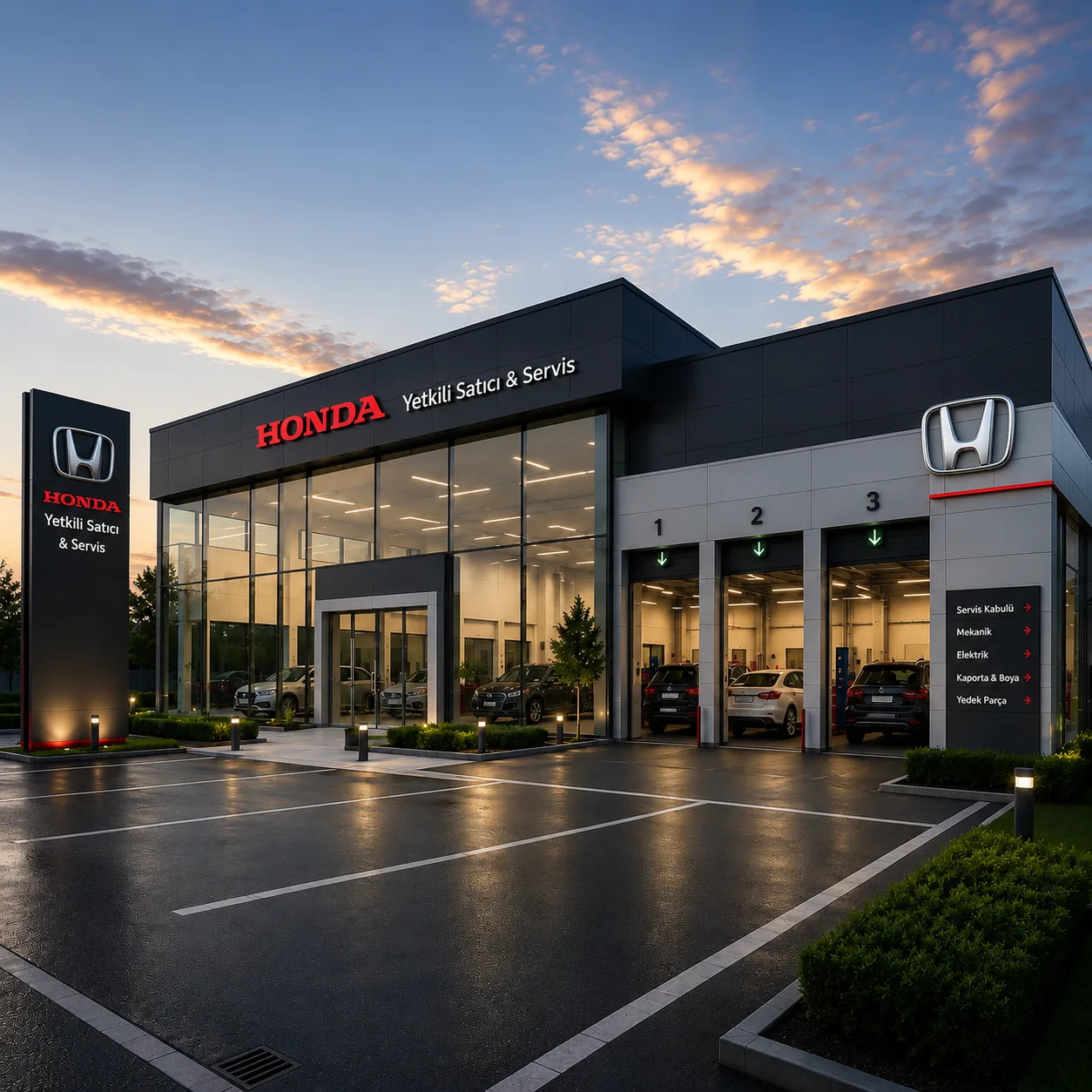Honda Plaza Ateş servis görseli
