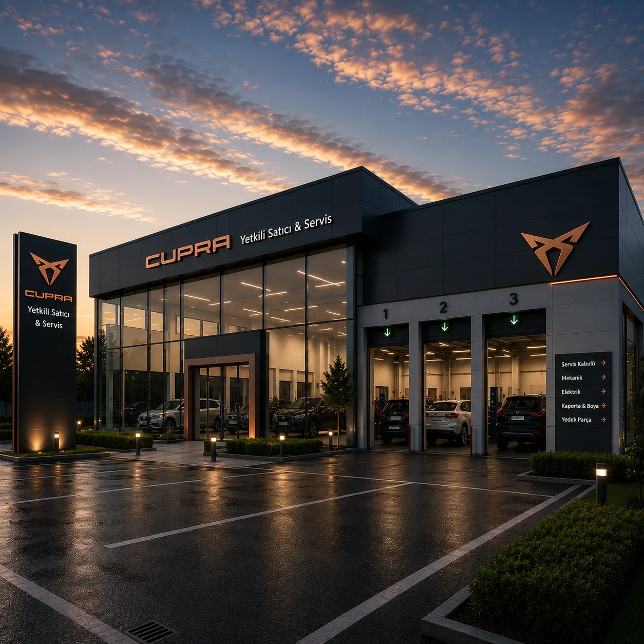 CUPRA ASİL servis görseli